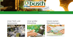Desktop Screenshot of busch-garten.de