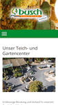 Mobile Screenshot of busch-garten.de