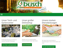 Tablet Screenshot of busch-garten.de